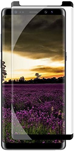 keiou Samsung Galaxy Note 8 Premium Tempered Glass Screen Protector [Easy to Install][Case Friendly][Anti-Fingerprint][2PACK][Black]