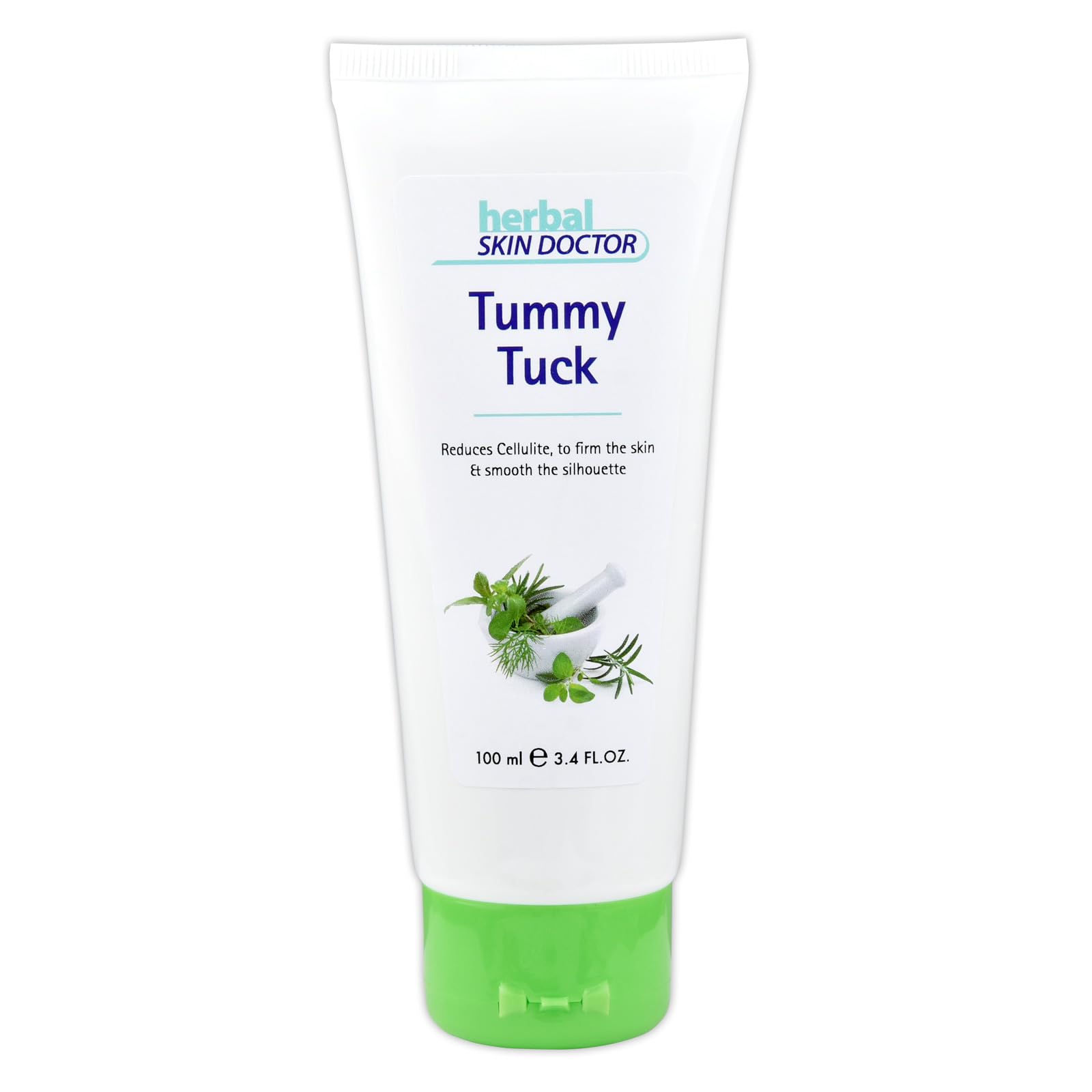 Tummy Tuck by Herbal Skin Doctor(TM) - The Natural Way to Visibly Reduce Your Waist -firm and tighten skin 100 ml tube