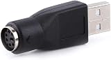 Bewinner USB to PS2 Adapter 2.0 A Male to PS2 Female Converter Mouse Keyboard view 4