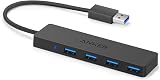 Anker 4-Port USB 3.0 Ultra Slim Data Hub for MacBook, PC, Surface Pro, XPS