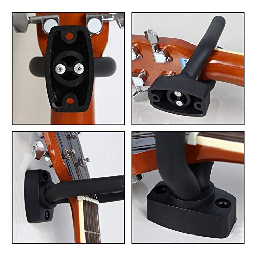 image for Rosoz Guitar Hanger and Guitar Wall Mount Bracket Holder Fits All Size