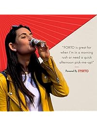 Forto – Mocha (12pck) – Café Orgánico Shot con 2 x de energía Energía (200mg Cafeína) – 2OZ...