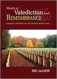 Words Of Valediction And Remembrance Canadian Epitaphs Of