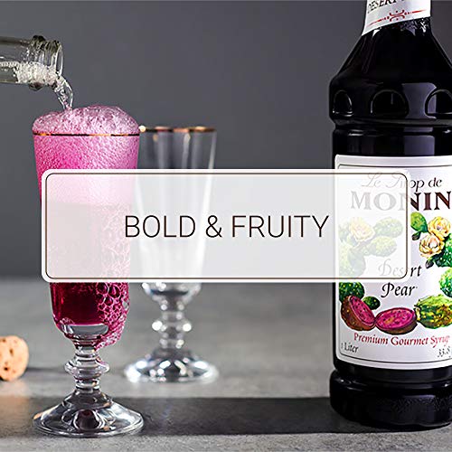Monin Desert Pear Syrup, Bold Flavor of Prickly Pear Cactus, Natural