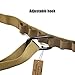 ArcEnCiel Heavy Duty Adjustable Nylon Tactical Military US Army Police Dog Training Leash Elastic Pet Quick Release Tactical Collars (Coyote Brown)
