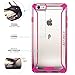 iPhone 6S Case, POETIC Affinity Series [Premium Thin]/No Bulk/Protection where its needed/Clear/Dual Material Protective Bumper Case for Apple iPhone 6S /iPhone 6 (Pink/Clear)