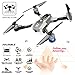 ATTOP XT-Pack 8 Optical Follow FPV RC Drone with Camera Live Video Foldable Quadcopter - One Key Take Off, Altitude Hold,Follow Me