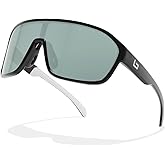 B.N.U.S Polarized Cycling Sunglasses for Men Women - Nano-Coated TR90 Frame, UV400 Protection, Unibody Lens Design