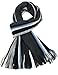 Dahlia Men's 100% Fine Acrylic Colorful Striped Knit Long Scarf
