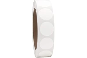 SHYGO® 1“White Circle Dot Stickers Color Coding Labels, 1000PCS 2 Rolls