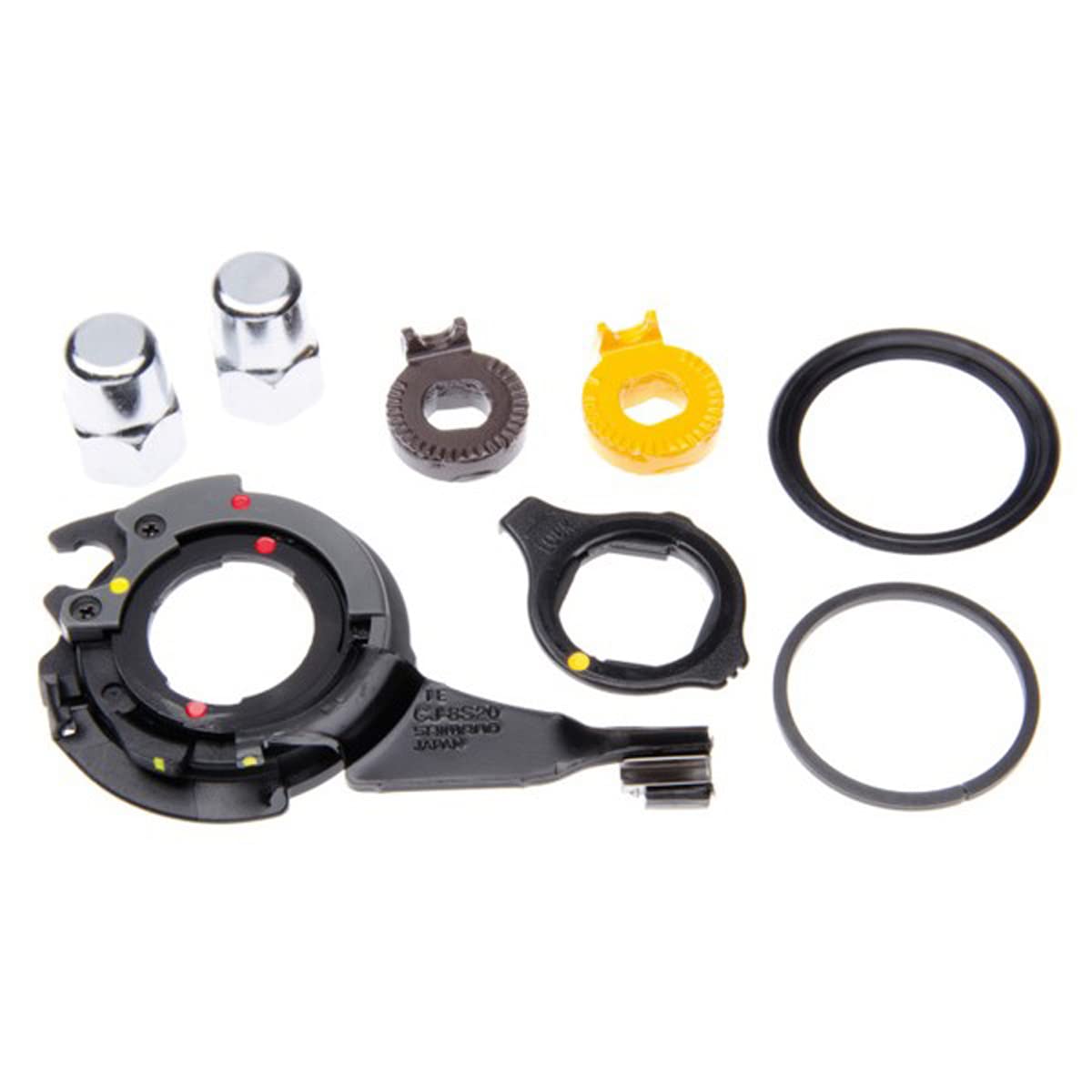 Shimano Nexus SM-8S31 fittings kit for Horizontal / 20deg drop outs, yellow and brown (5R/5L)