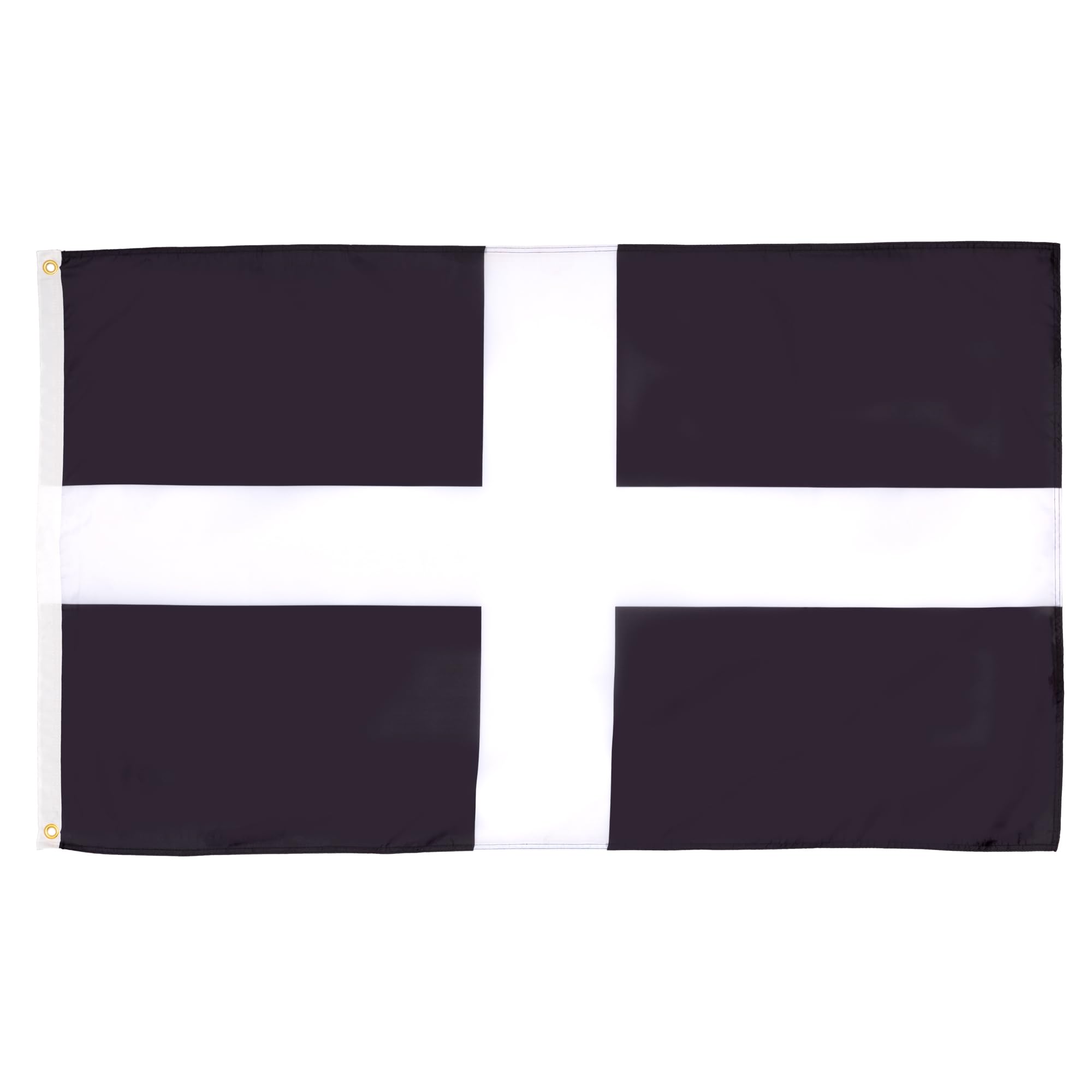 AZ FLAG - Cornwall County Flag - 3x5 Ft - 100D Polyester County Of Cornwall - England Banner with Two Metal Grommets - Fade Resistant - Vivid Colors - 3' x 5' Feet - 150x90 Cm