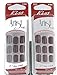 (2 Pack) Kiss Artist Nails Chip-Free Manicure 7 Day Wear Short Length 51054