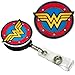 Justice League Wonder Woman Inspired Symbol Real Charming Premium Decorative ID Badge Holder (Belt Clip HD)