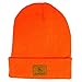 John Deere Men's Solid Beanie, Orange, One Size