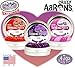 Crazy Aaron's Thinking Putty Mini Tins Valentine's Day Three of Hearts Collection Heart Throb (Sparkle), Sweet Heart (Hypercolor) & Heart Ache (Electric) - 3 Pack (Limited Edition) .47 oz Each