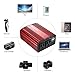 Poweradd 300W Car Power Inverter DC 12V to AC 110V Converter with Dual 3.1A Dual USB Ports for Smartphones, Tablet, Laptop, Breast Pump, Nebulizer and More - Red