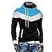 haoricu Mens Shirt, Autumn Winter Men Retro Long Sleeve Hoodie Hooded Sweatshirt Tops Jacket Coat Outwear (Black, Medium)