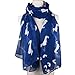 Fashion 9 Color Animal Dachshund Dog Print Scarf Pashmina Women Scarves (Blue)