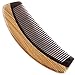 Breezelike Hair Comb - Wooden Fine Tooth Comb for Women, Men and Kids - No Static Sandalwood Buffalo Horn Comb