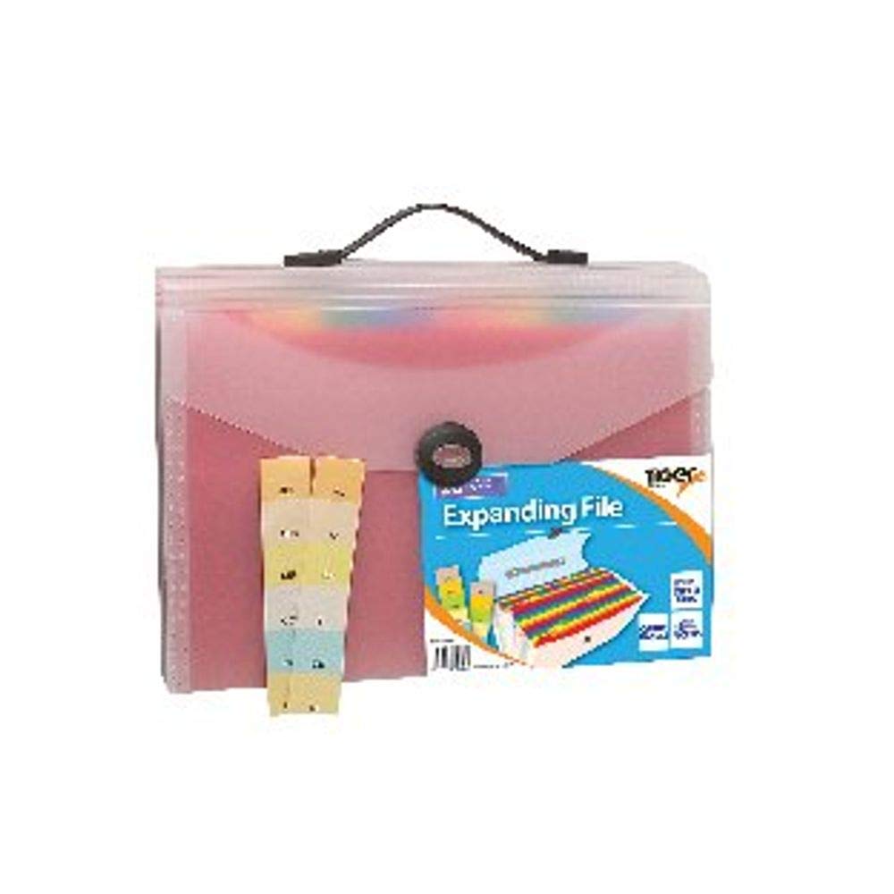 Tiger A4 Expanding File, 26-Part, Pack of 6