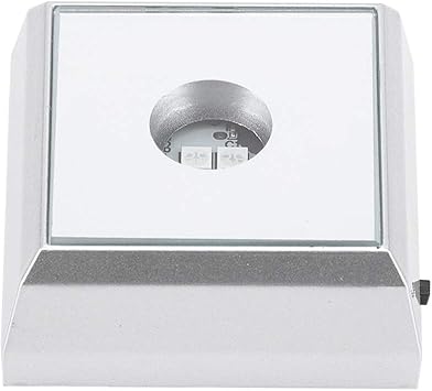 base de lampara led cuadrada soporte