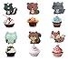 24Pcs Woodland Creatures Theme Cupcake Toppers Forest Animals Friends Cake Toppers Picks For Birthday Wedding Party Decor