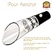 Wine Aerator by iPour Diffuser Pourer Decanter Wine Gifts For Women Gift Black