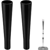 Eiszhjk 2 Pcs Replacement Batting Tee Topper Compatible with Tanner Tee, Ball Rest Rubber Cup for Practice Training Hitting Baseball or Softball, Black