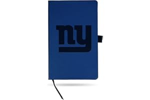 Rico Industries NFL New York Giants Laser-Engraved Color Notepad, 5.25 x 8.25-inches