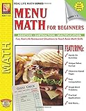 Paperback Menu-math for beginners Book