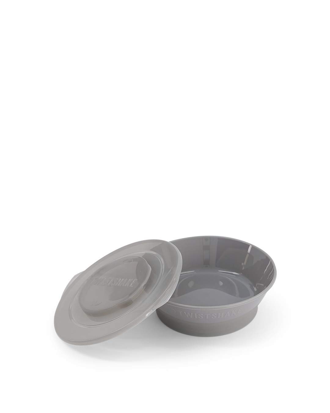 Twistshake Baby Bowl with Airtight Lid | Pastel Grey