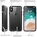 i-Blason Case for Phone X (2017)/ iPhone Xs (2018), Scratch Resistant Clear Halo Series Case (Clear/Black)