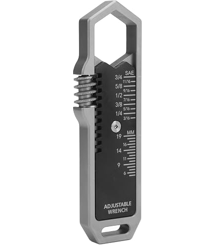 DOITOOL Mini Adjustable Wrench 2.5 inch and 4 inch, Small Adjustable
