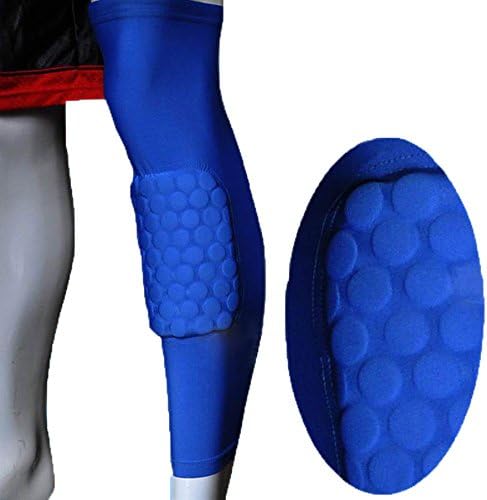 1PC NOT ONE PAIR RUNSTAR Sports Crashproof Knee Pad Compression Leg Sleeve for Any Outdoors,Dark Blue