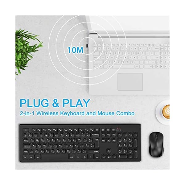 Wireless-Keyboard-and-Mouse-Set-WisFox-24GHz-Full-Size-Ergonomic-Keyboard-UK-Layout-USB-Keyboard-Silent-Mouse-Computer-Keyboard-for-Laptop-Desktop-PC-Windows-1087 Wireless Keyboard and Mouse Set, WisFox 2.4GHz Full Size Ergonomic Keyboard UK Layout, USB Keyboard Silent Mouse…