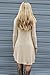 Shirt Flowy Dress Green Dress Casual Sleeve Wine Long Womens Loose(Beige,Large)