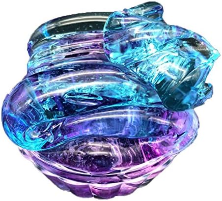Toamen Beautiful Color Mixing Cloud Slime Squishy Putty Crystal Mud, No Borax Safe And Non Toxic, Scented Soft Playdough DIY Clay Stress Relief Toys For Kids, 60ml (Multicolor B)