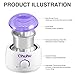 Hot Wax Warmer, Ohuhu Electric Wax Warmers Melting Pot for Facial Skin Body Hand Foot Leg Hair Removal, Waxing Heater Pot Machine for Other Therapeutic Waxes, Paraffin