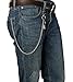 Ruth&Boaz Spiral With 3 Clasp Stainless Steel Wallet Chain (24.8