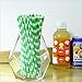 BESTOMZ 150pcs Biodegradable Paper Straws Bamboo Drinking Straws for Party Drinks Decoration