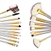 Makeup Brush Set, VANDER LIFE 18 Pieces Makeup Brushes Professional Face Eyeliner Blush Contour Foundation Cosmetic Brushes for Powder Liquid Cream