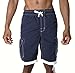 Alki'i Men's Boardshorts - Solid Colors Team USA, Medium, Navy