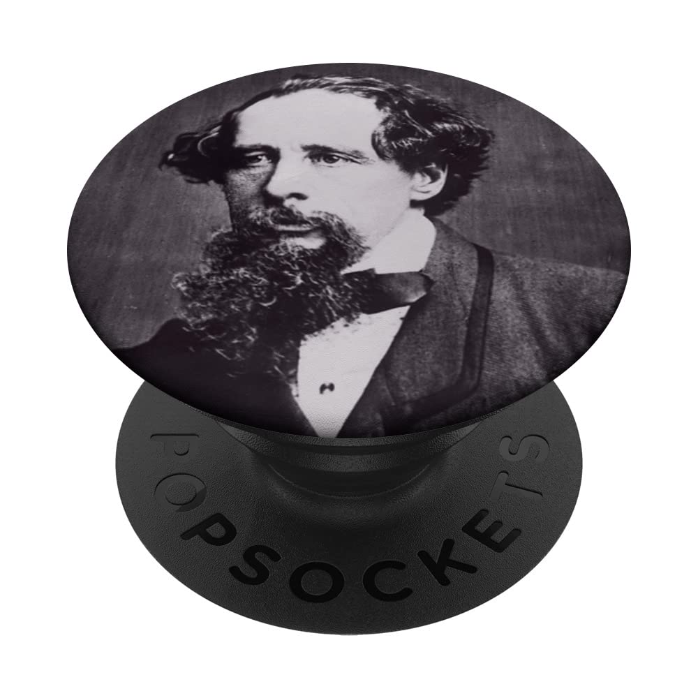 Funny Charles Dickens Gift, English Literature Light Reading PopSockets Swappable PopGrip