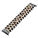 fastgo Compatible with Replacement Band Apple Watch Series 7 6 5 4 3 2 1 for Black Crystal 38mm