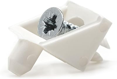 ReplacementScrews White Shelf Support Pins Compatible with IKEA 101558 Pax