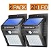 LivEditor 20 LED Solar Motion Sensor Light,Outdoor Weatherproof for Driveway Garden Path Yard-2 pack