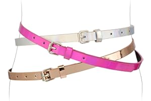 INSIGHTER Belts for Girls 3 Pack Toddler Belt Big Girls Fashion