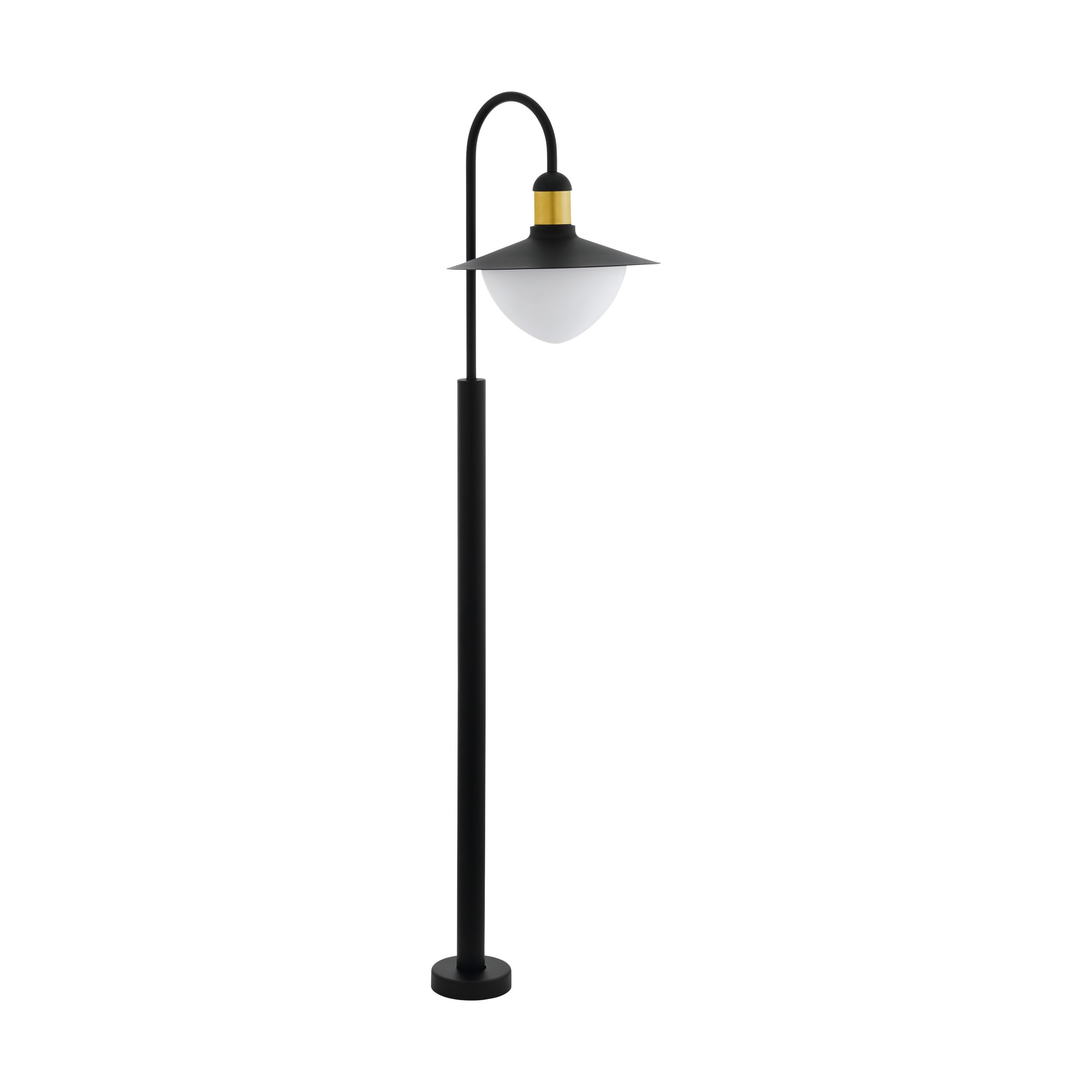 Eglo 97287 SIRMIONE Exterior Floor Lamp in Black and Gold