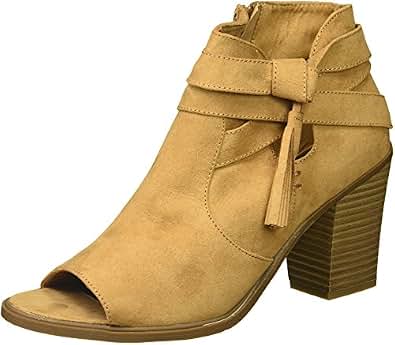 rampage peep toe booties